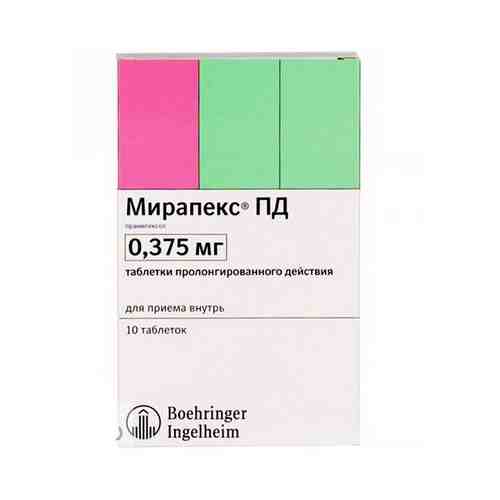 Мирапекс ПД таб.прол.д-ия 0,375мг №10