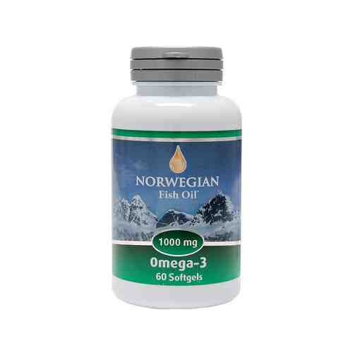 Норвегиан Фиш Оил Омега-3 капс. 1000мг №60